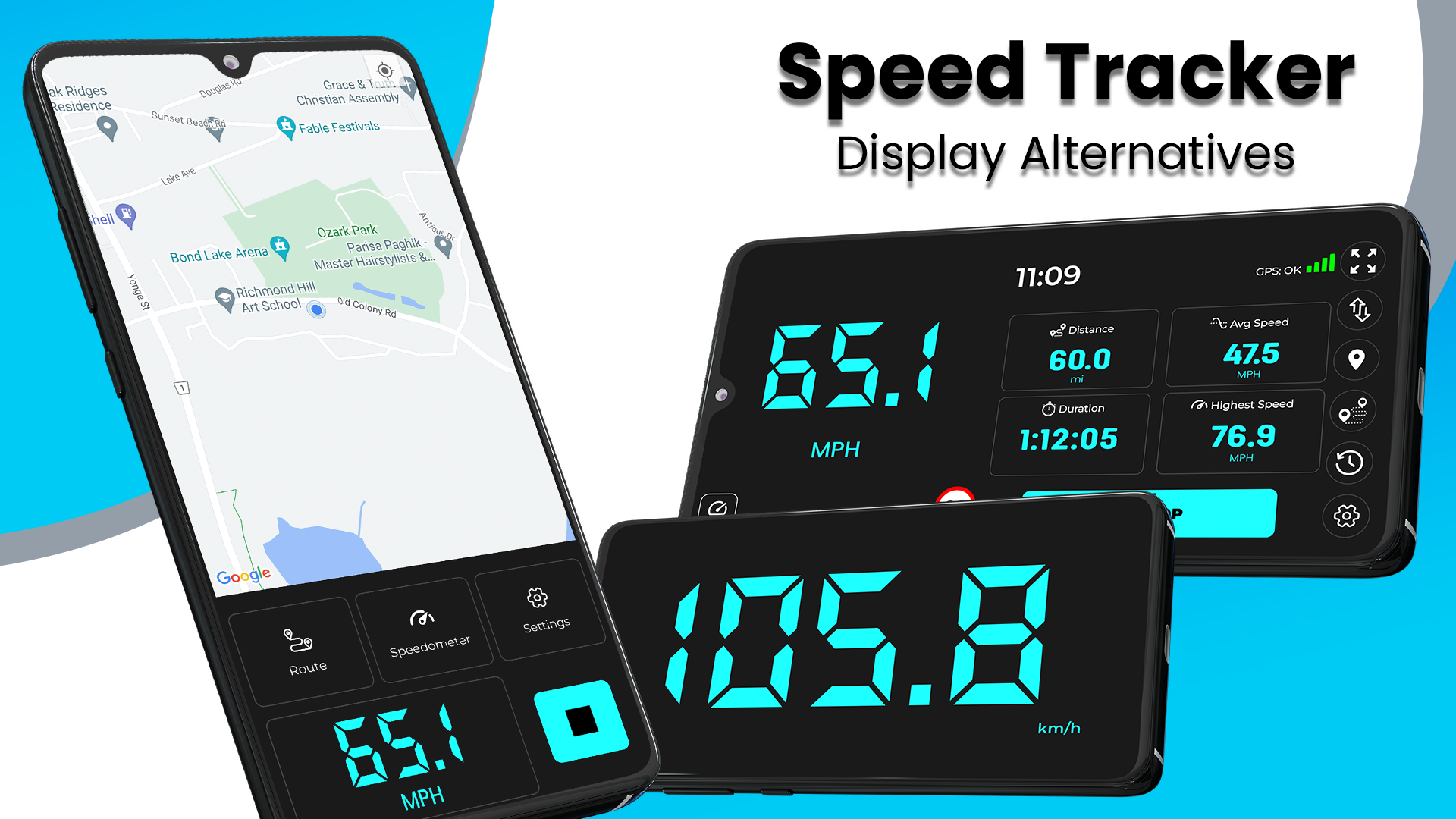 GPS Speedometer app screenshot 2